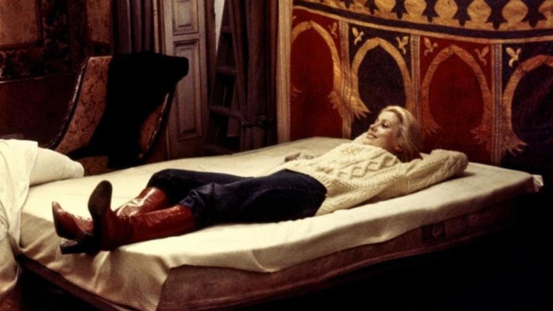 The Woman with Red Boots 1974 movie scene