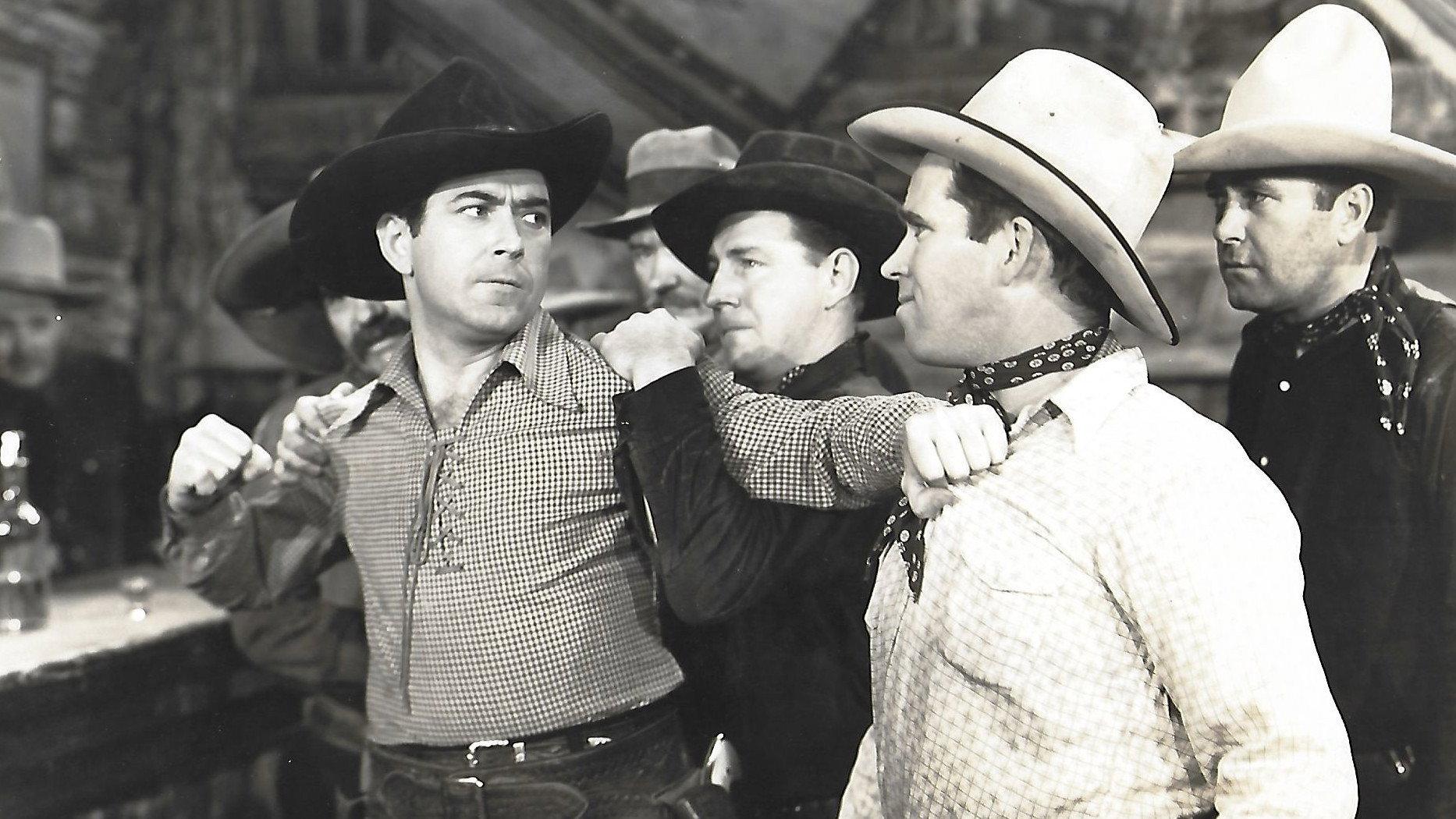 Bar-Z Bad Men 1937 movie scene