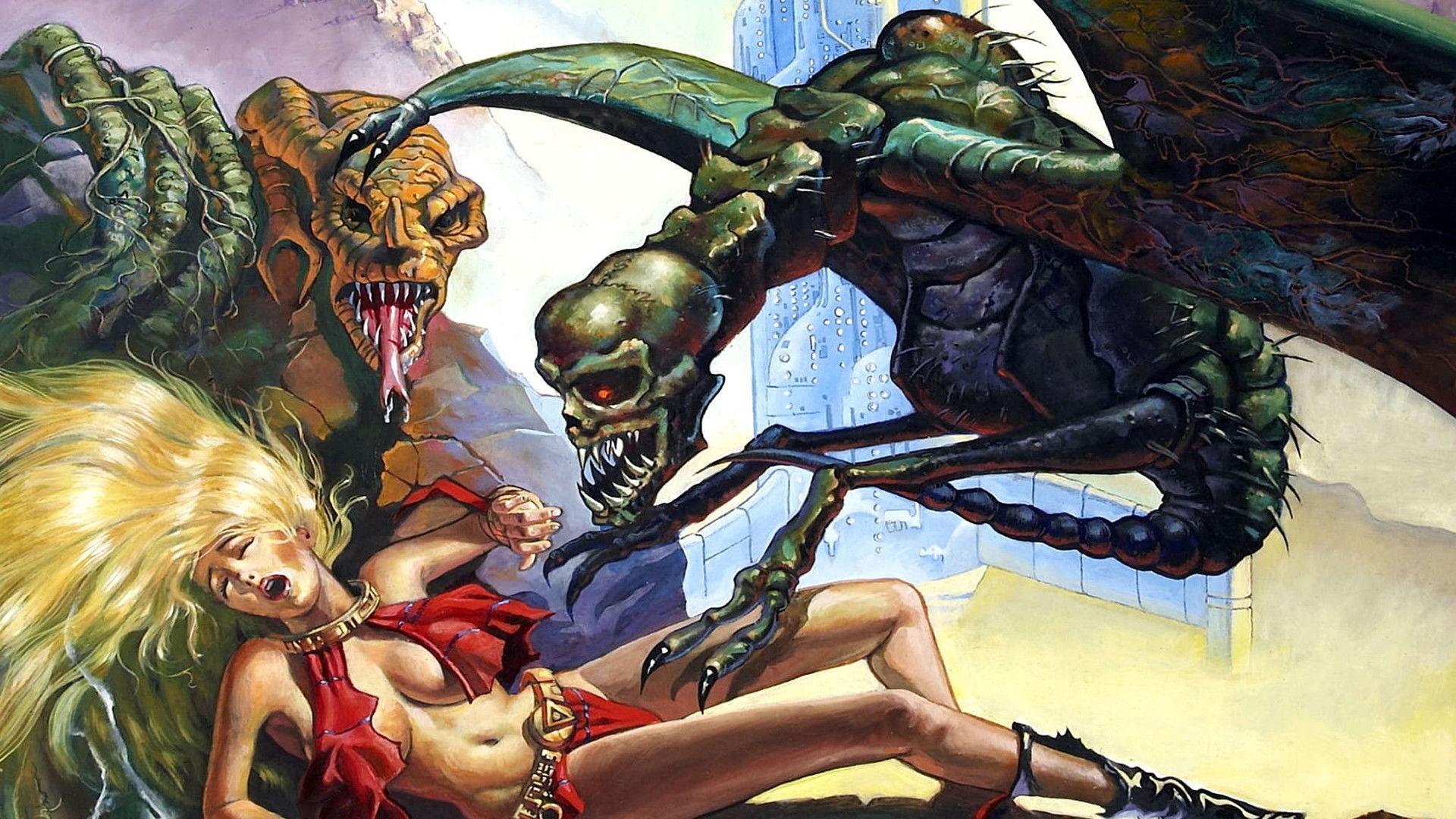 Galaxy of Terror 1981 movie scene