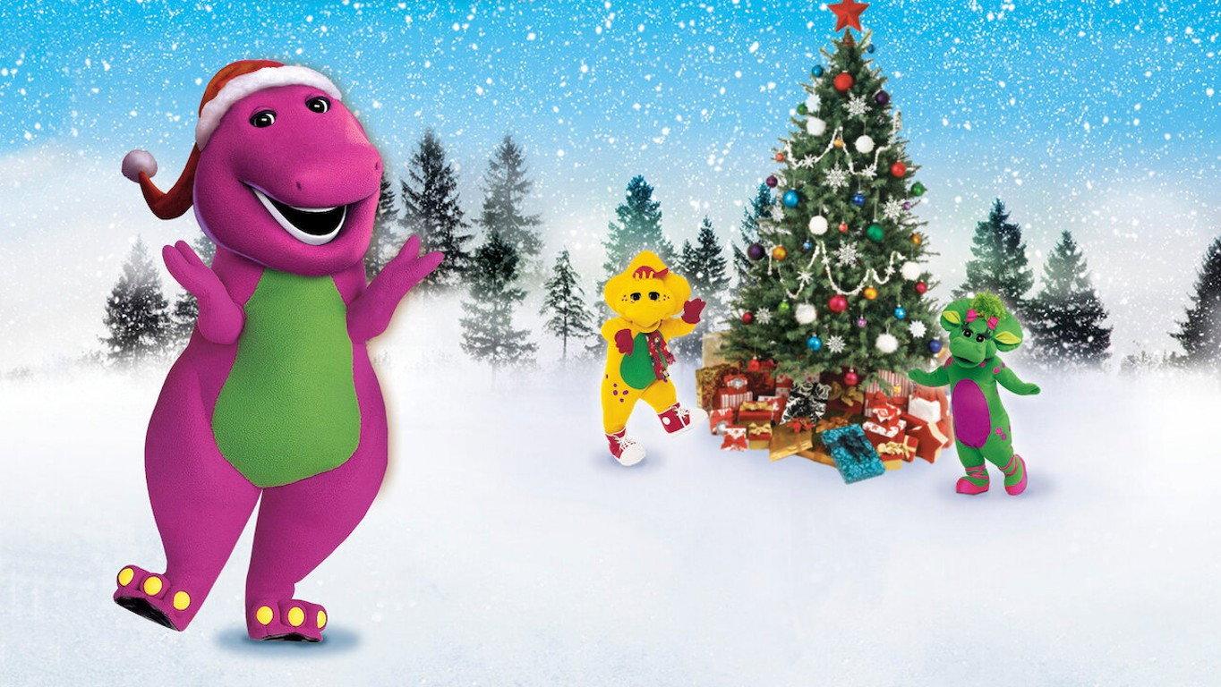 Barney's Night Before Christmas 1999 movie scene