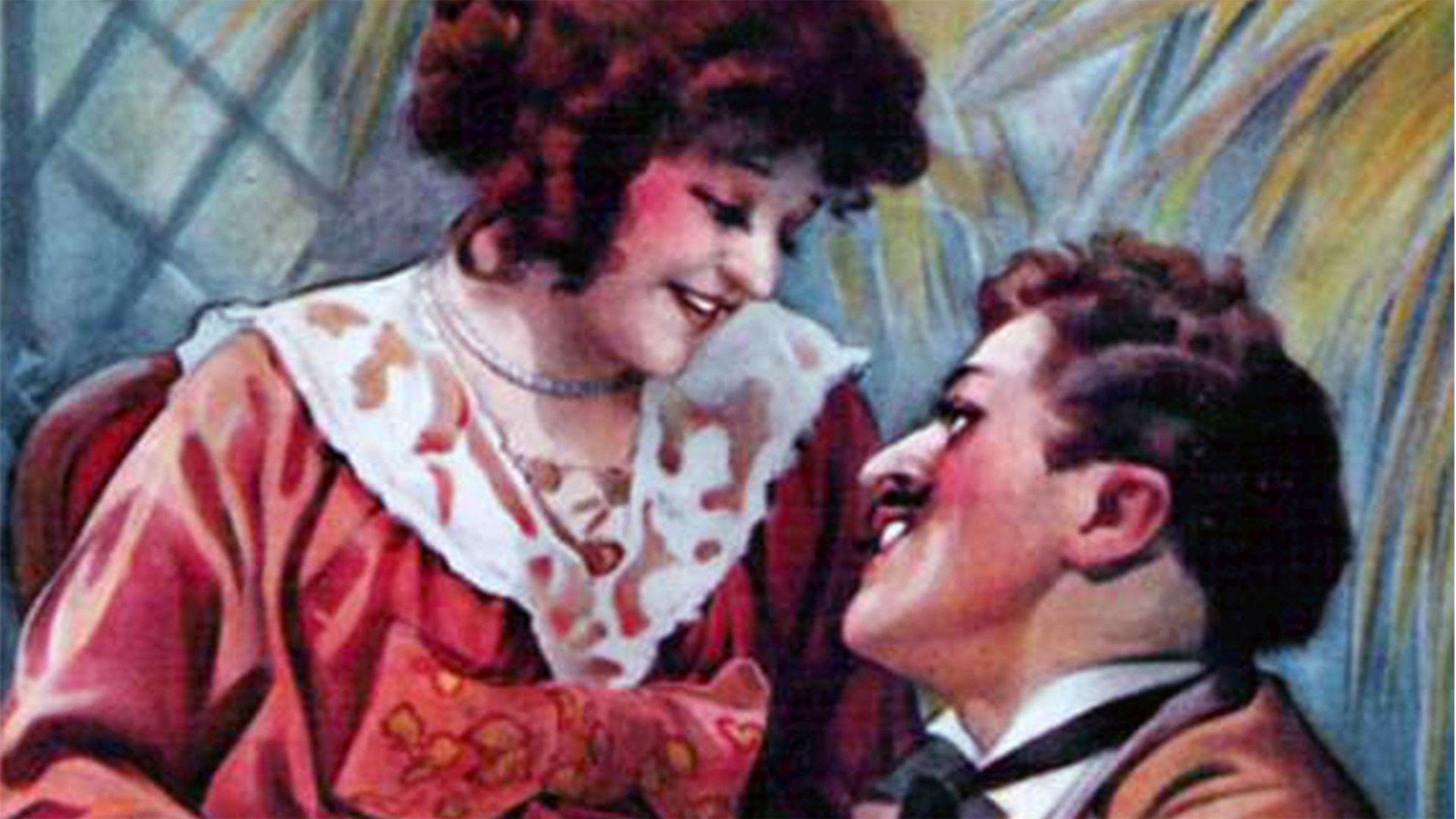 Cruel, Cruel Love 1914 movie scene