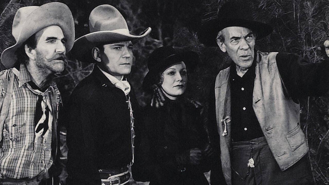 The Roaring West 1935 movie scene