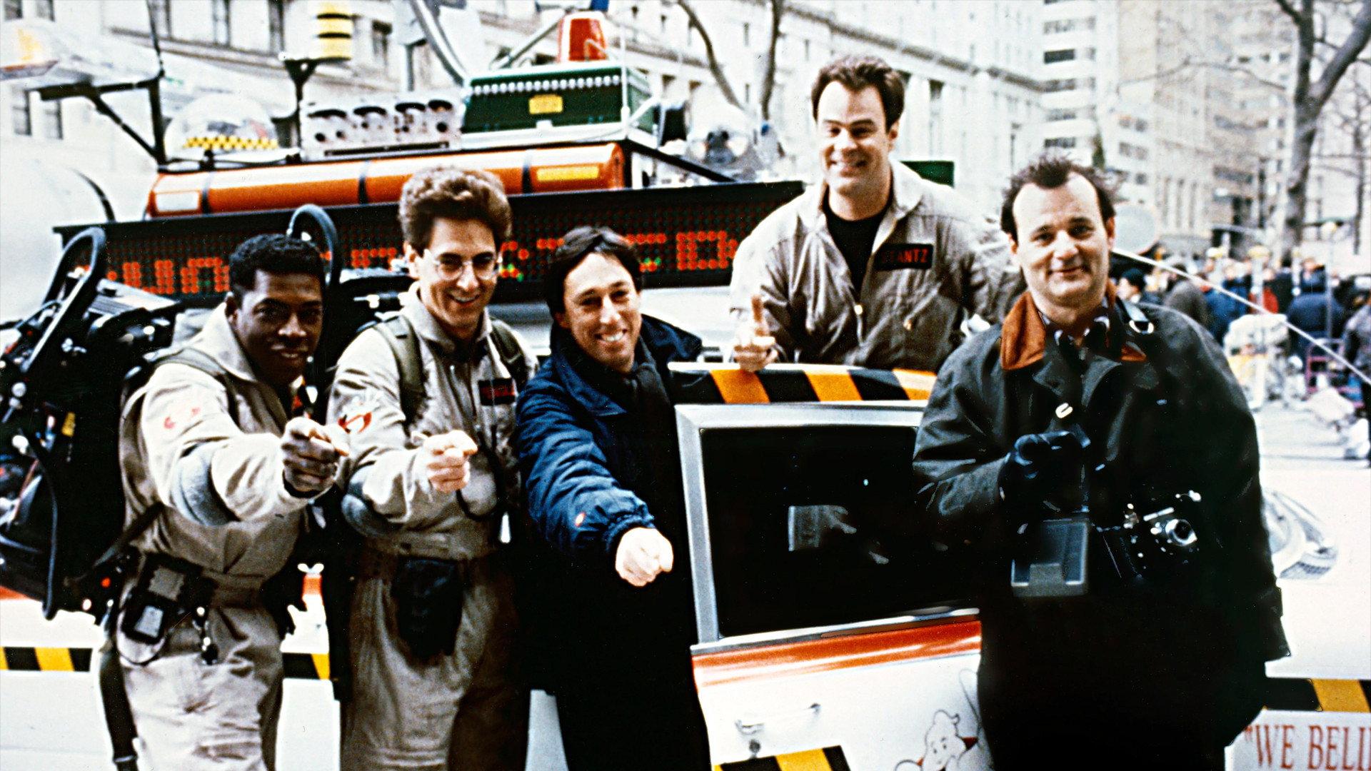 On the Scene with the Ghostbusters 1984 movie scene
