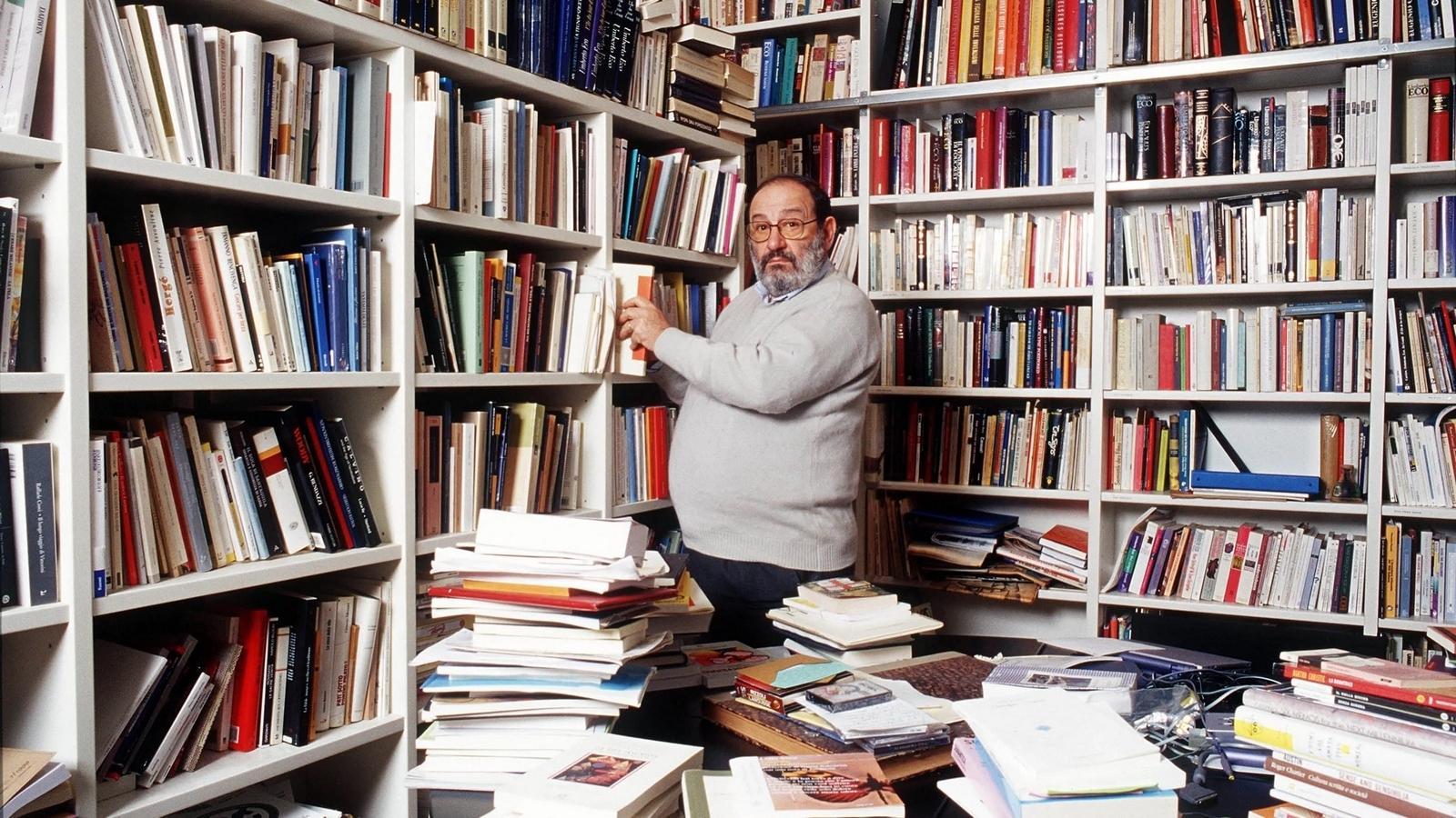 Umberto Eco: A Library of the World 2023 movie scene