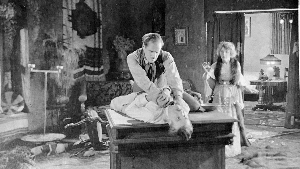 A Desert Wooing 1918 movie scene