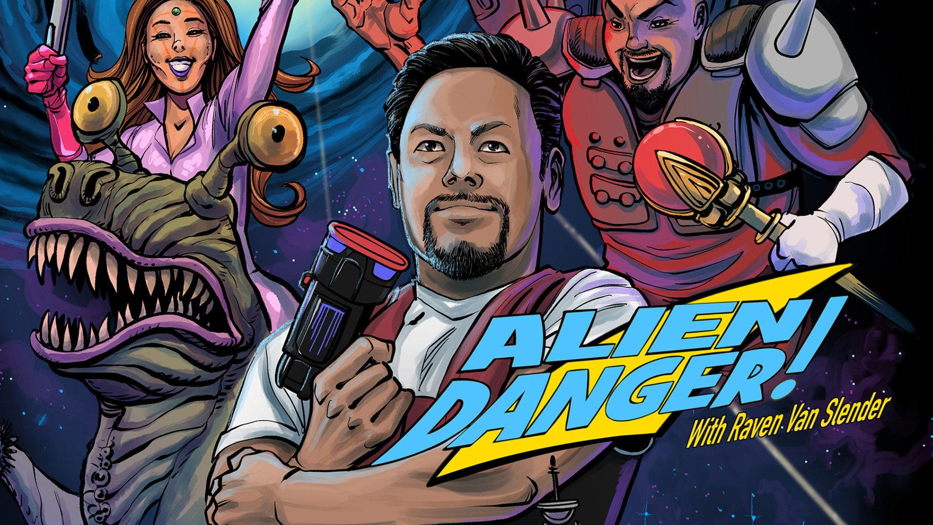 Alien Danger! With Raven Van Slender 2021 movie scene