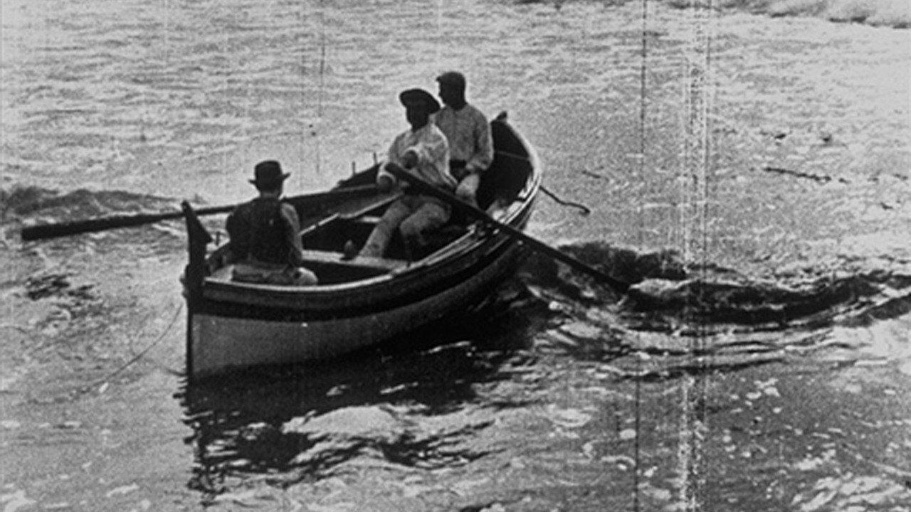 Boat at Sea 1896 movie scene