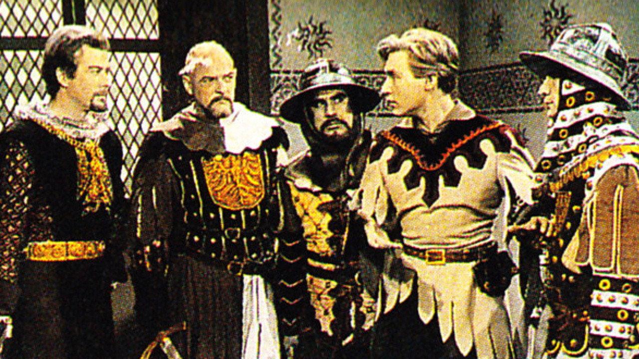 Cavalier in Devil's Castle 1959 movie scene
