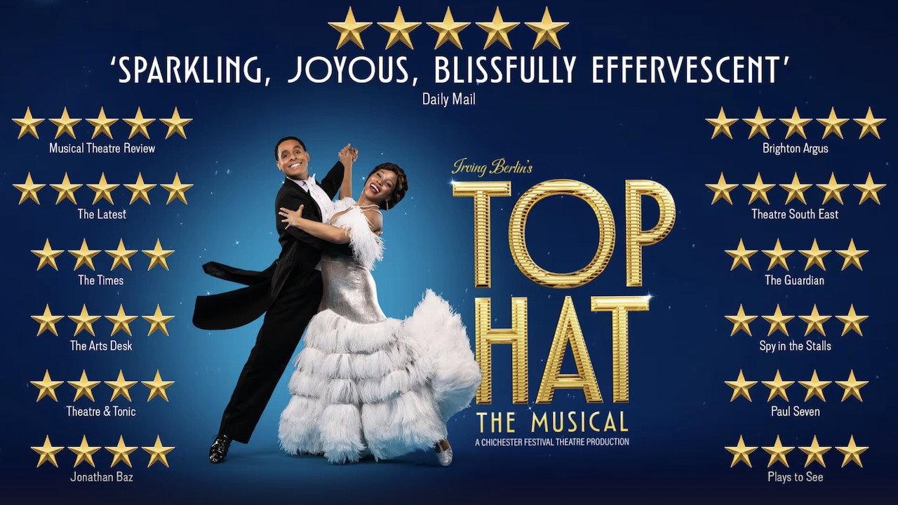 Irving Berlin's Top Hat 2026 movie scene