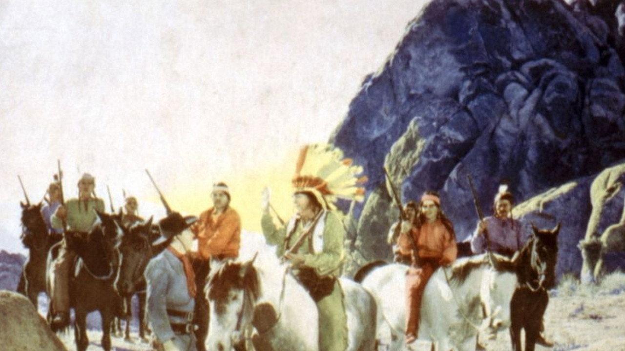 Across the Plains 1939 movie scene