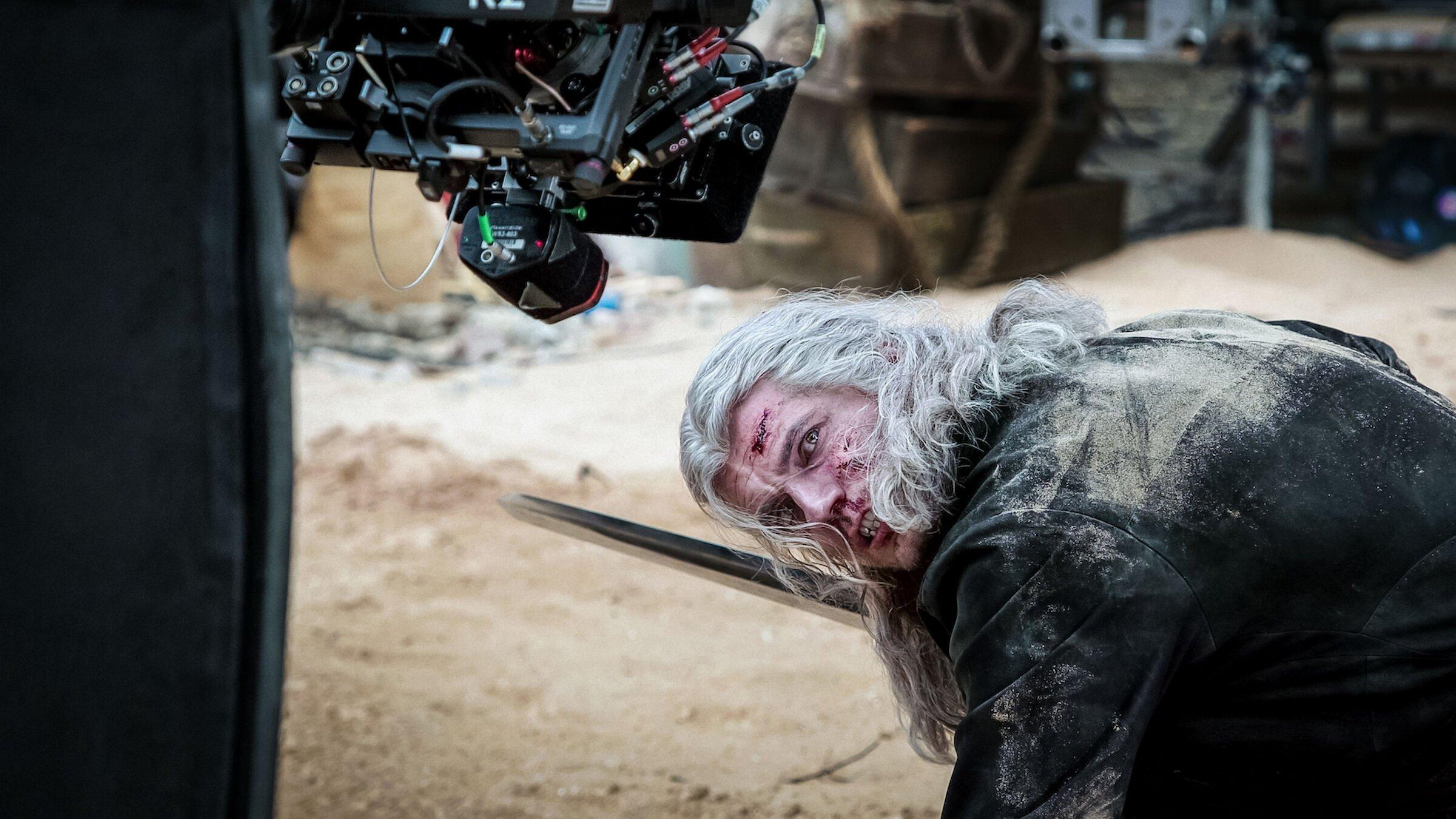Making The Witcher: Season 3 2023 movie scene