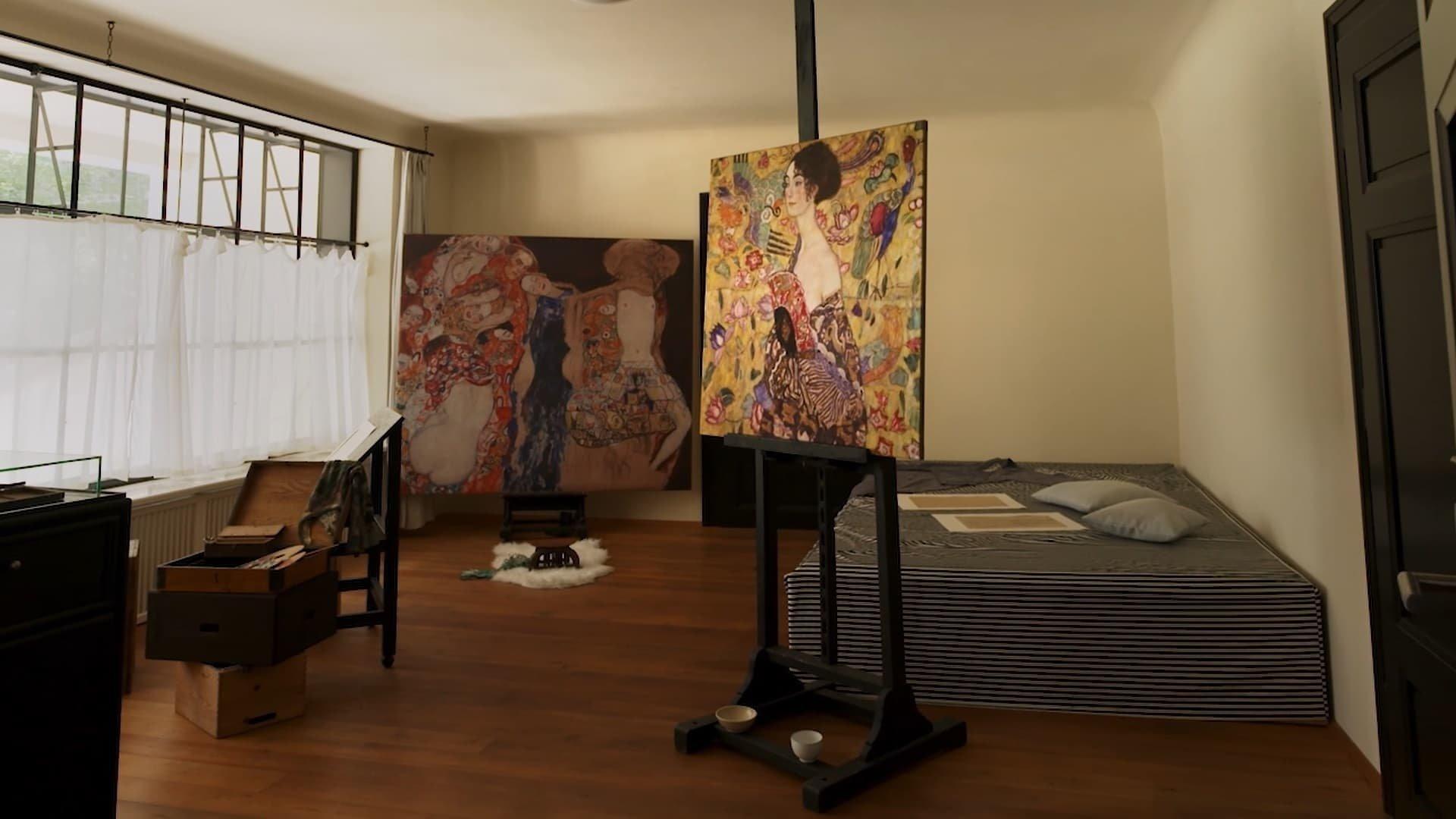 Klimt & The Kiss 2023 movie scene