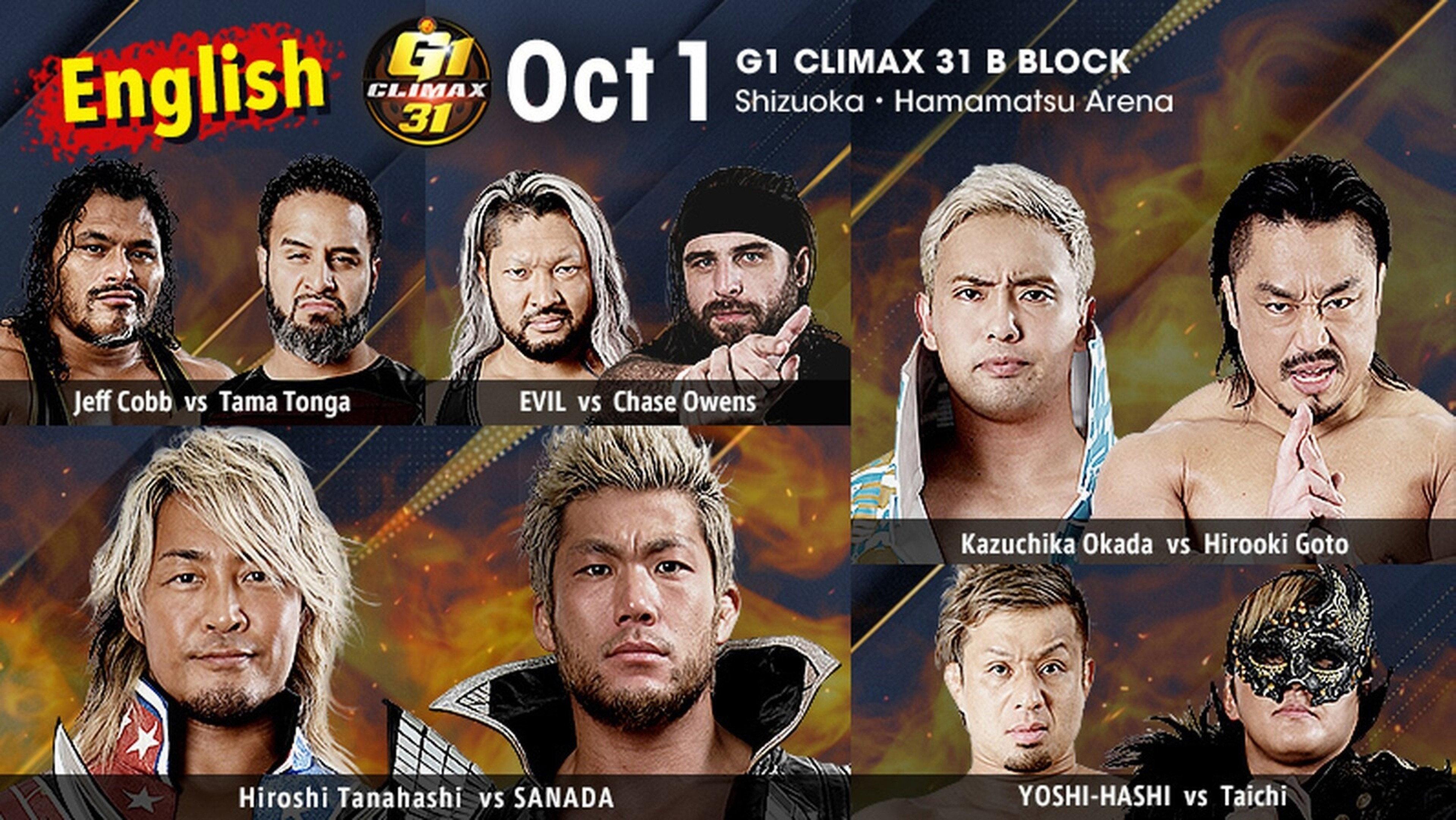 NJPW G1 Climax 31: Day 8 2021 movie scene