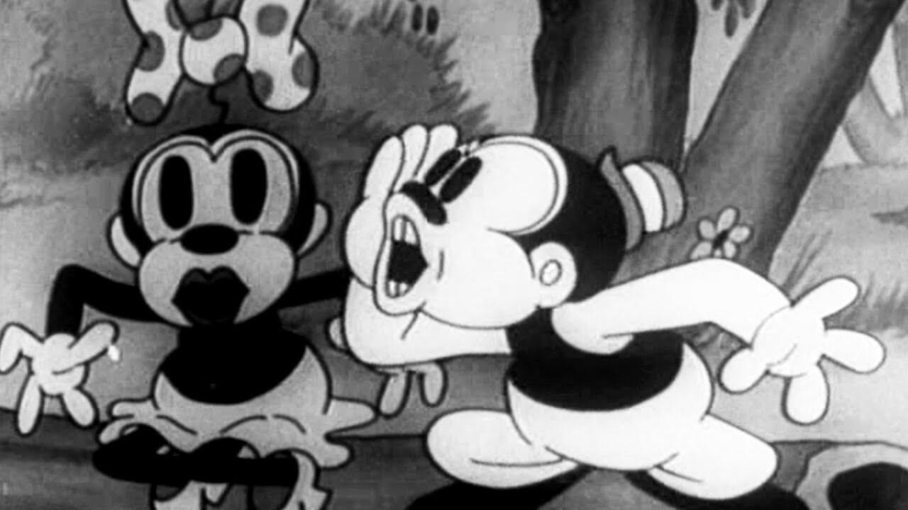 Bosko's Holiday 1931 movie scene