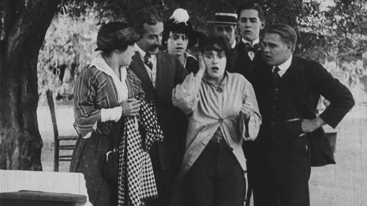 Mabel's Blunder 1914 movie scene