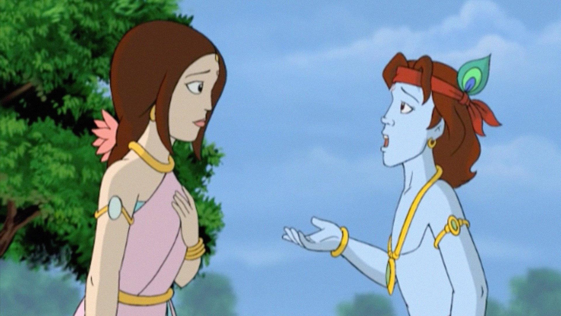 Krishna in Vrindavan 2007 movie scene