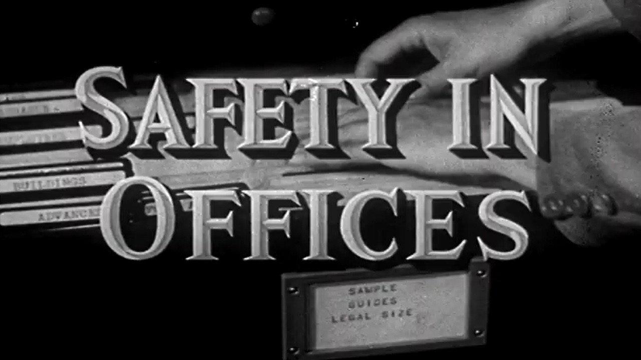 Safety In Offices 1944 movie scene