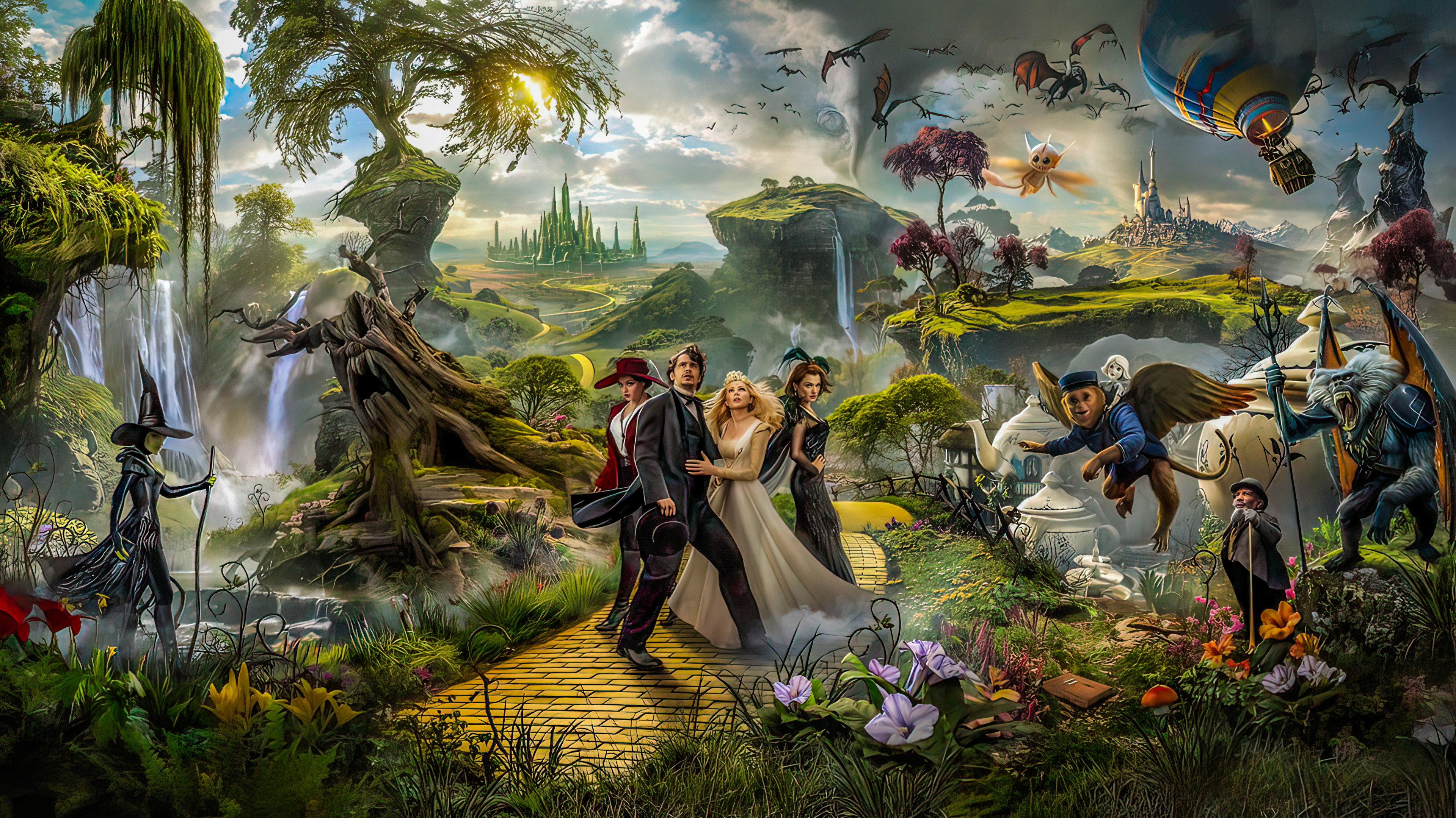 Oz the Great and Powerful 2013 movie scene