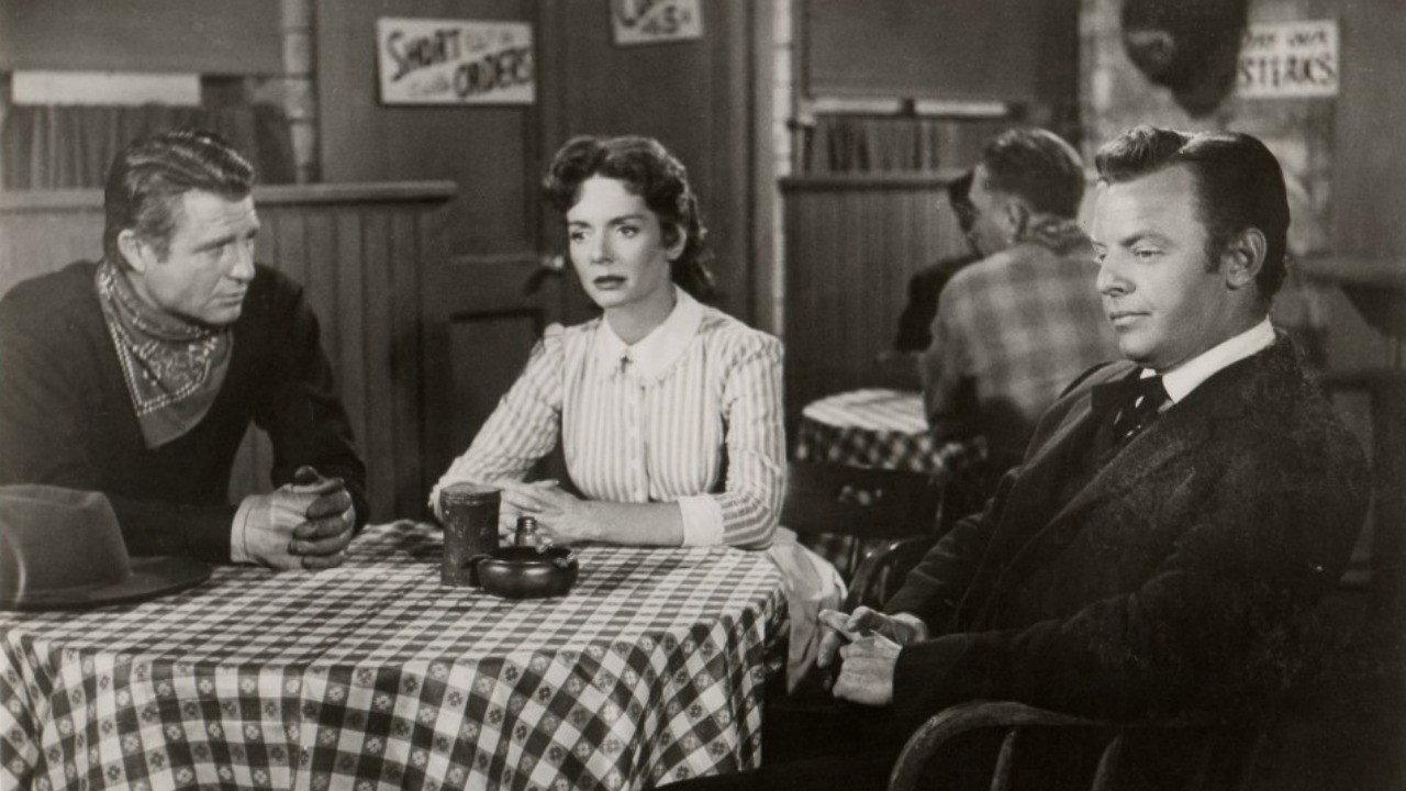 The Badge of Marshal Brennan 1957 movie scene