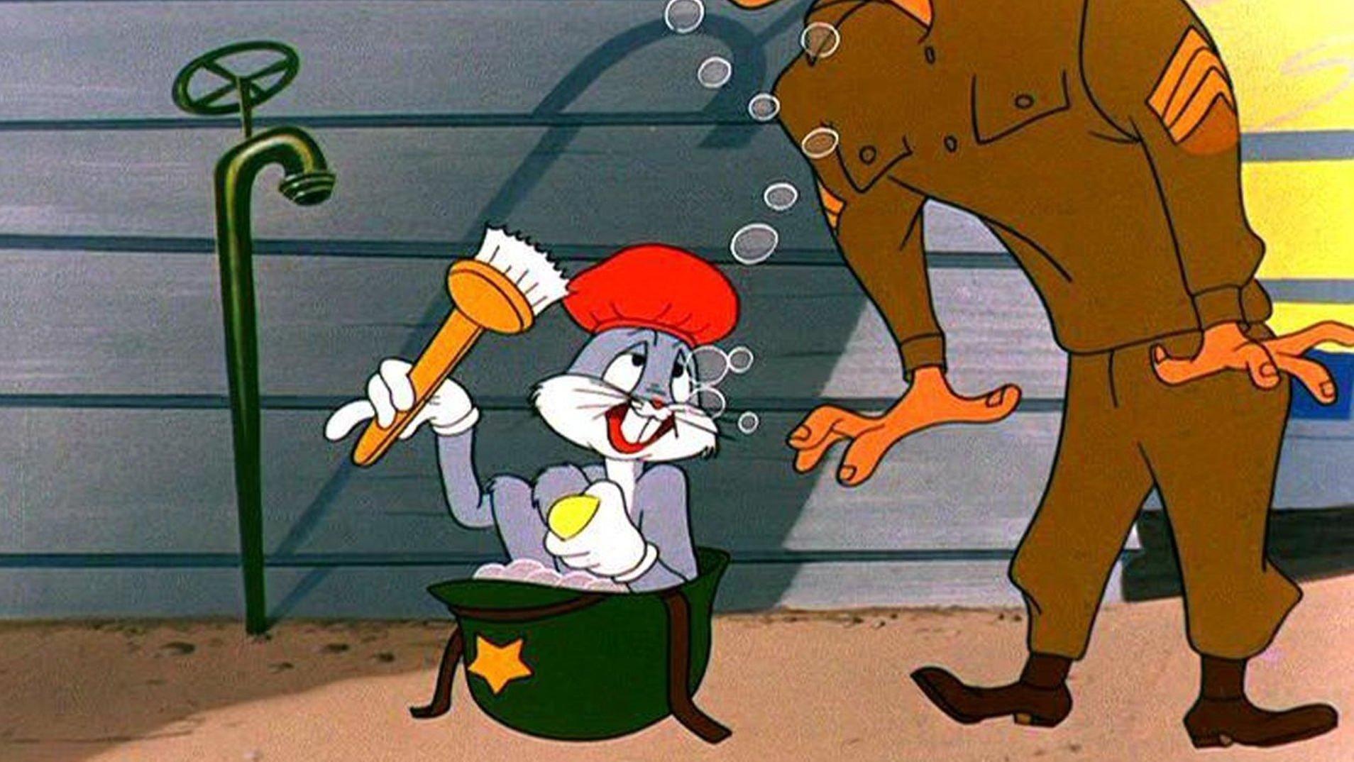 Forward March Hare 1953 movie scene