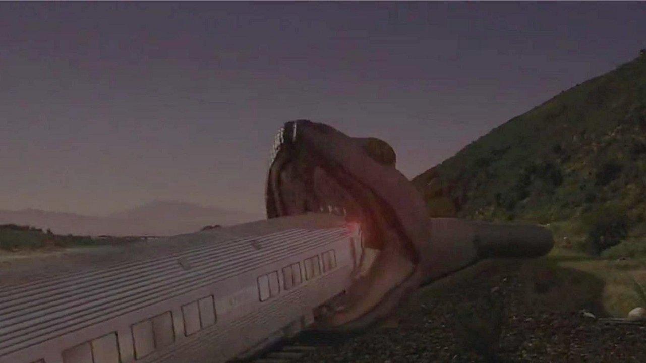 Snakes on a Train 2006 movie scene