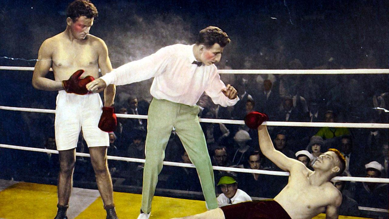 When Kane Met Abel 1923 movie scene