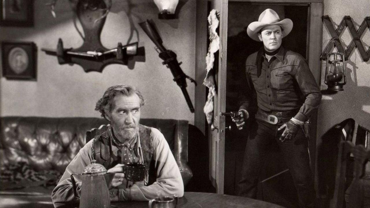 Powder River Rustlers 1949 movie scene