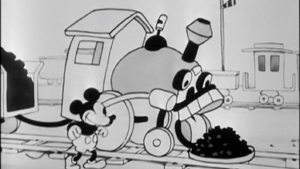 Mickey's Choo-Choo 1929 movie scene