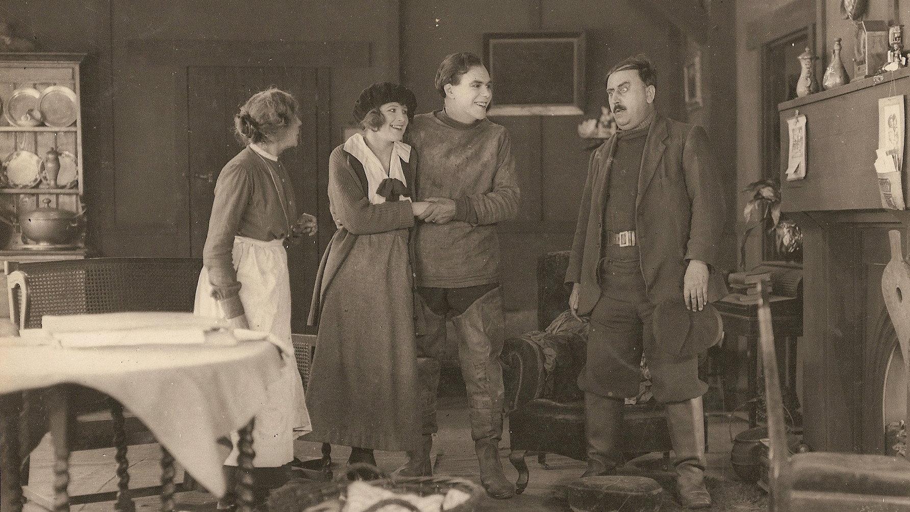 The Head of the Family 1922 movie scene