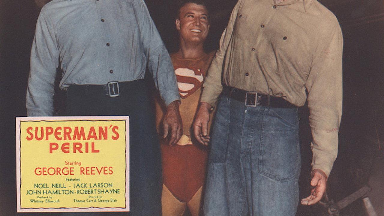 Superman's Peril 1954 movie scene