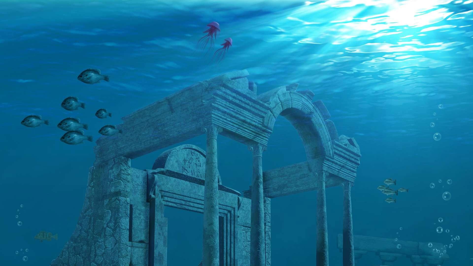 The Lost City of Atlantis 1978 movie scene
