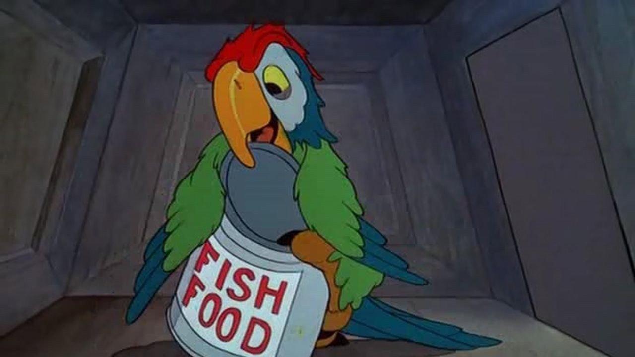 Mickey's Parrot 1938 movie scene