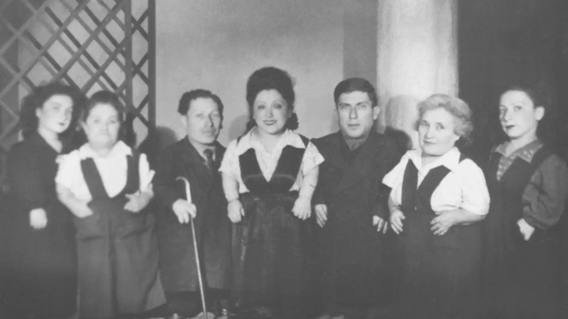Warwick Davis and the Seven Dwarfs of Auschwitz 2013 movie scene