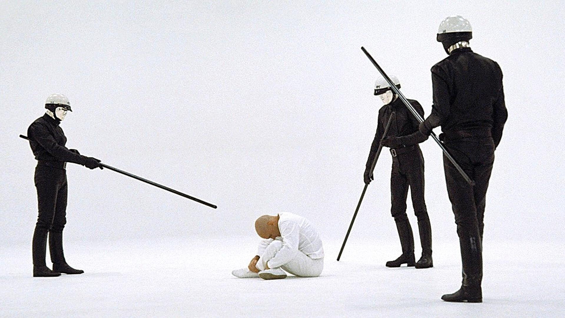 THX 1138 1971 movie scene