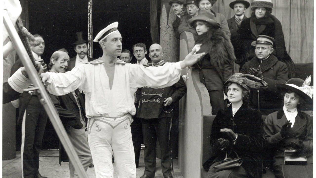The Pride of the Circus 1912 movie scene