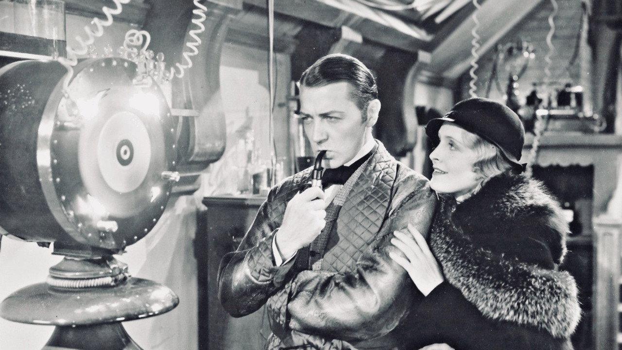 Sherlock Holmes 1932 movie scene