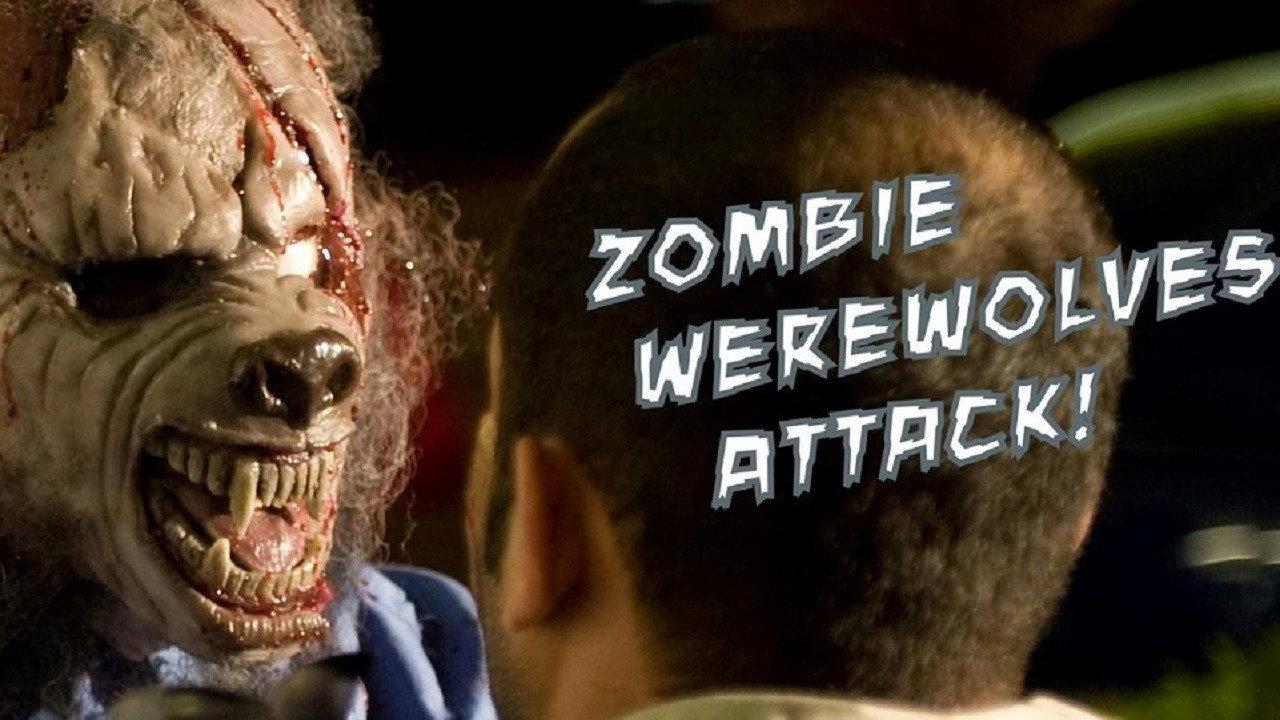 Zombie Werewolves Attack! 2009 movie scene