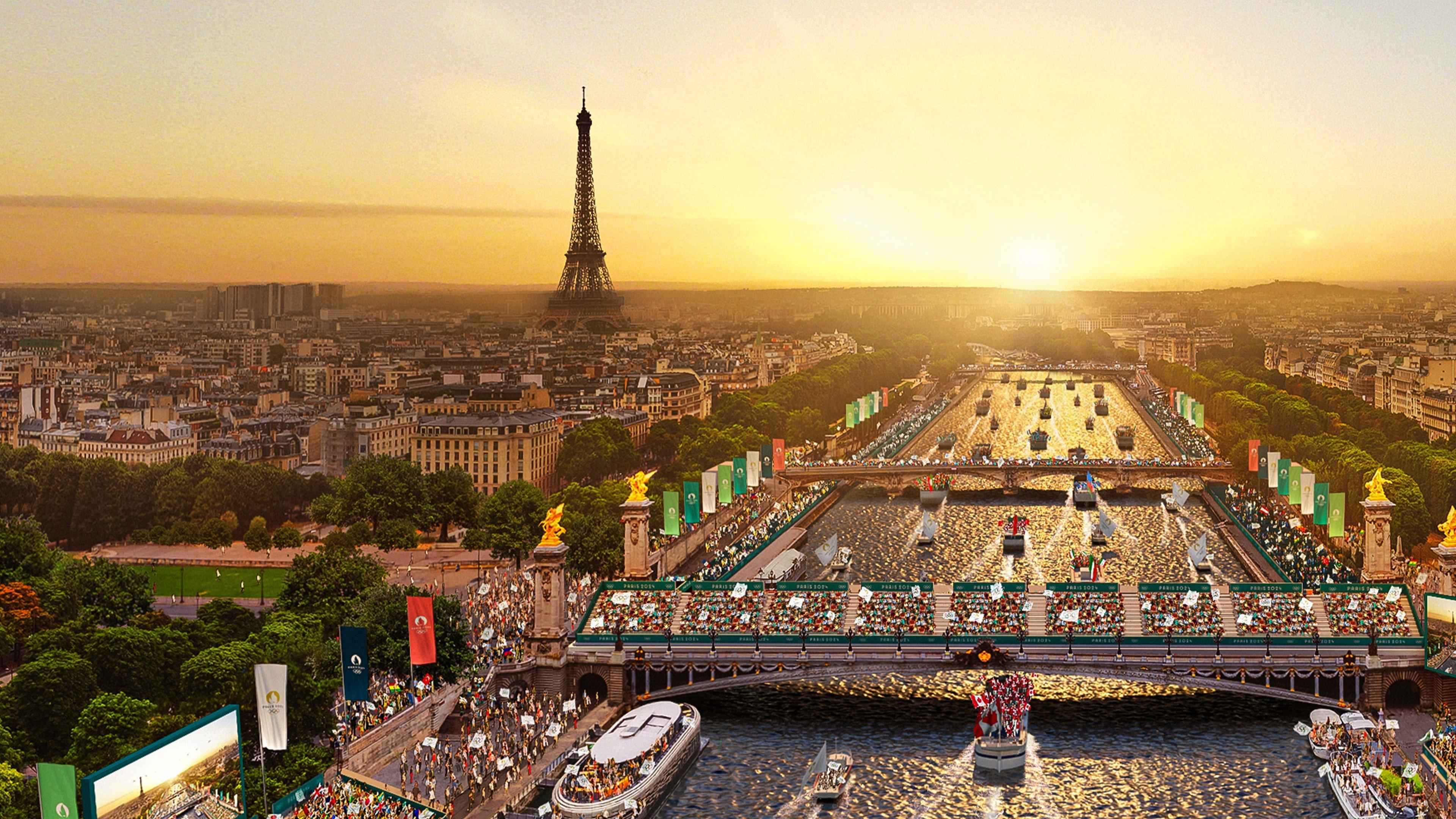 Paris 2024 Olympic Opening Ceremony 2024 movie scene