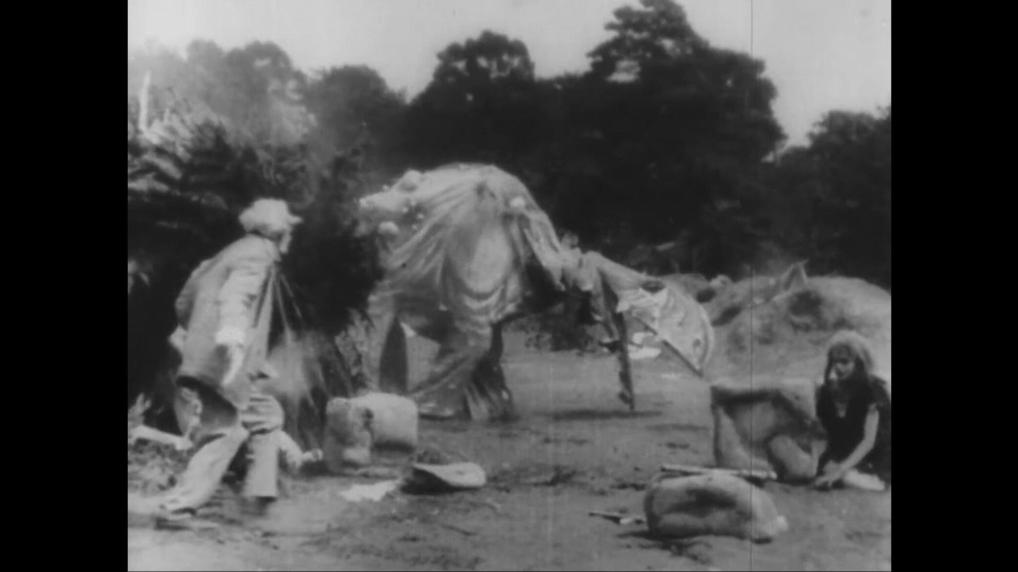 Prehistoric Peeps 1905 movie scene