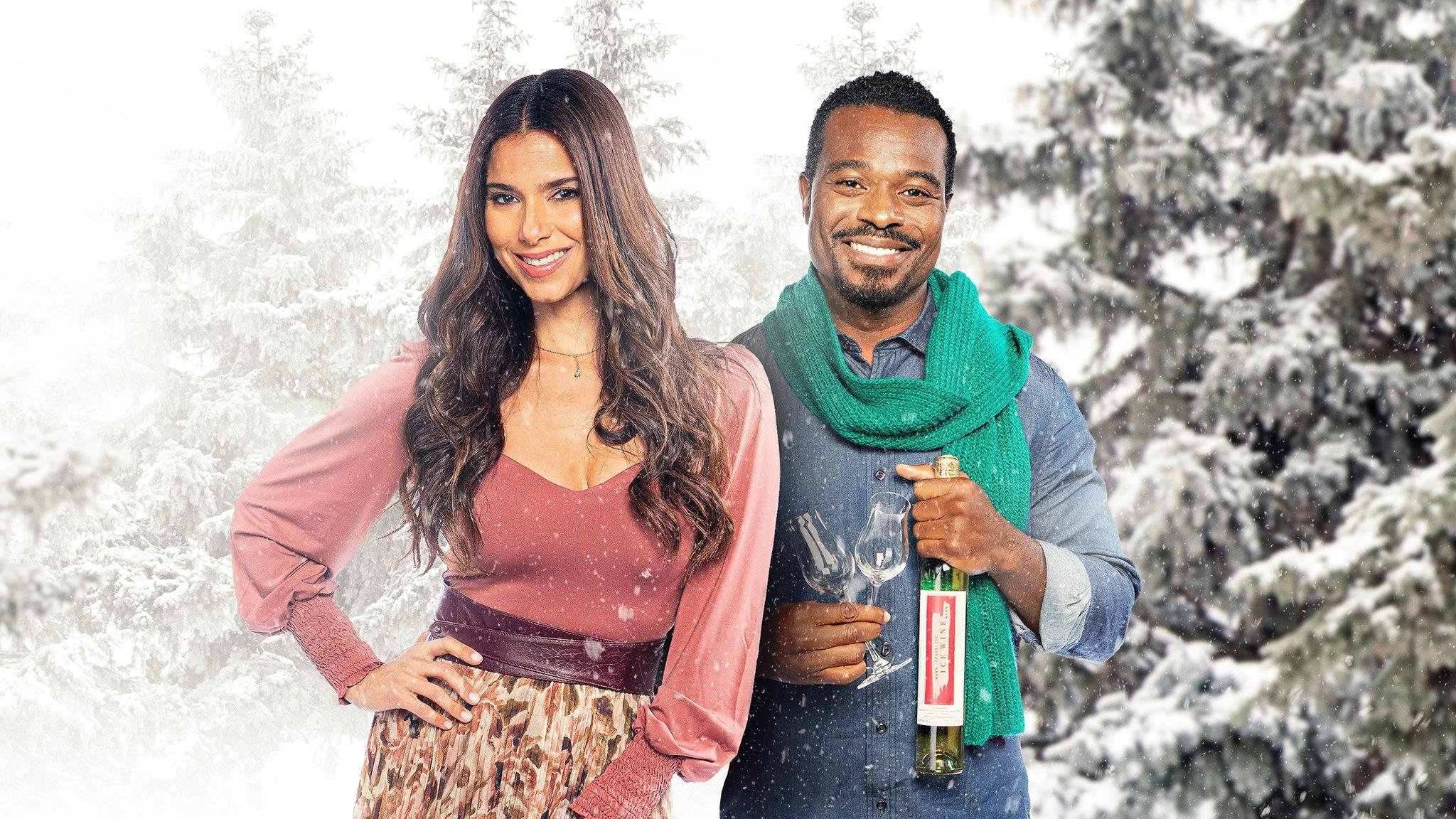 An Ice Wine Christmas 2021 movie scene