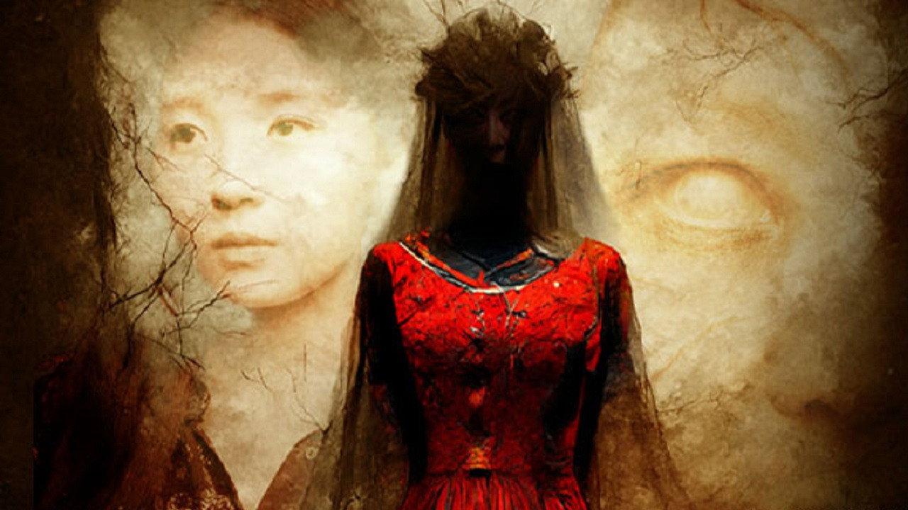 The Red Dress 2024 movie scene