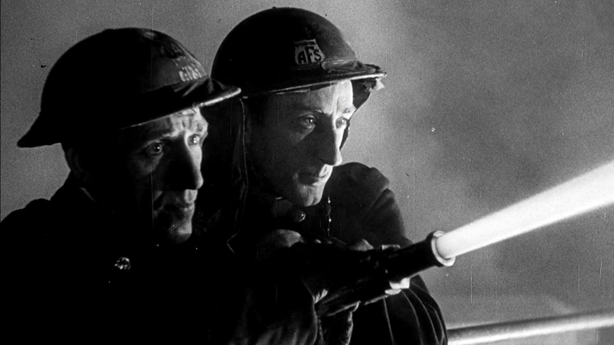 Fires Were Started 1943 movie scene