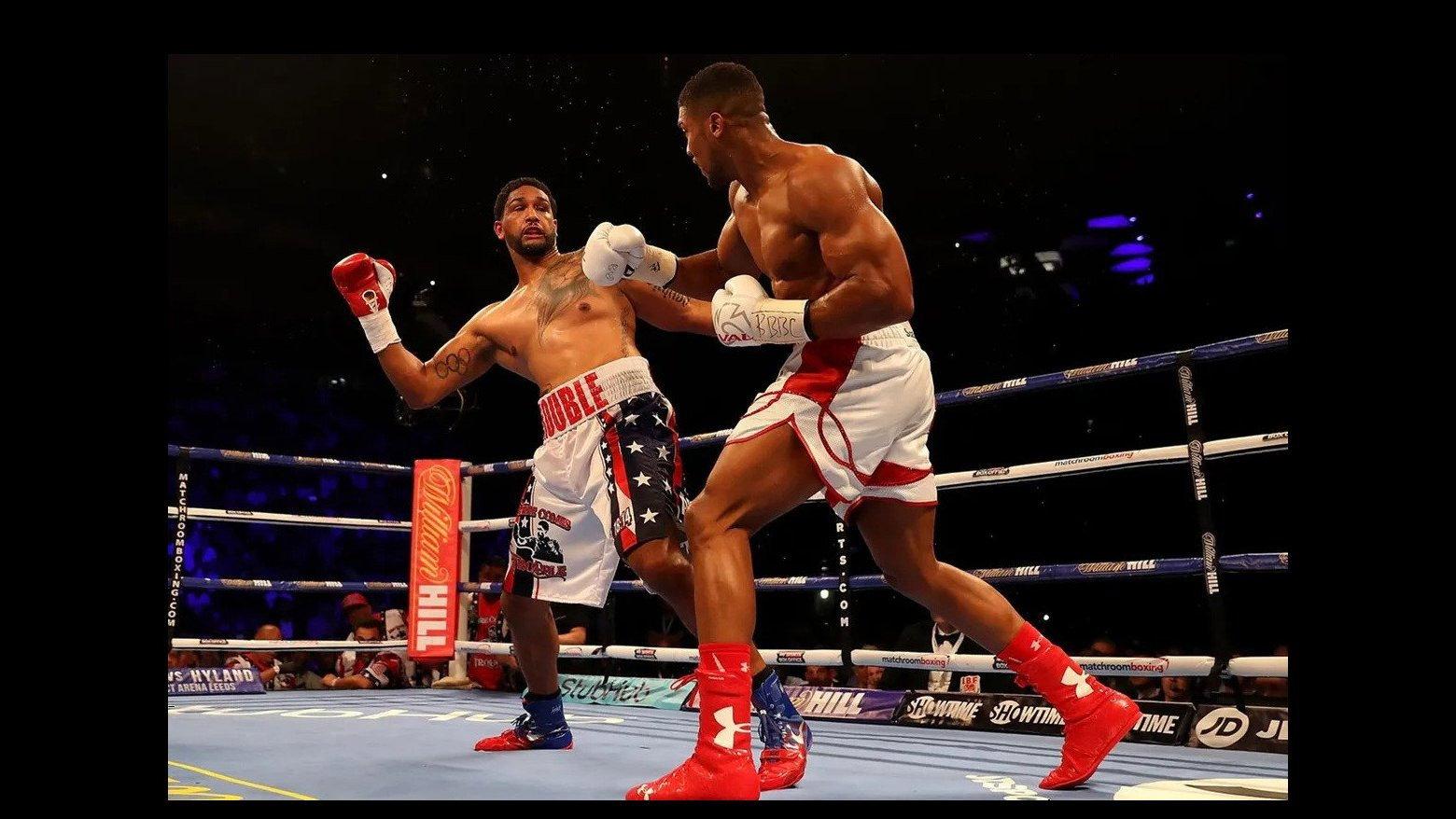 Anthony Joshua vs. Dominic Breazeale 2016 movie scene