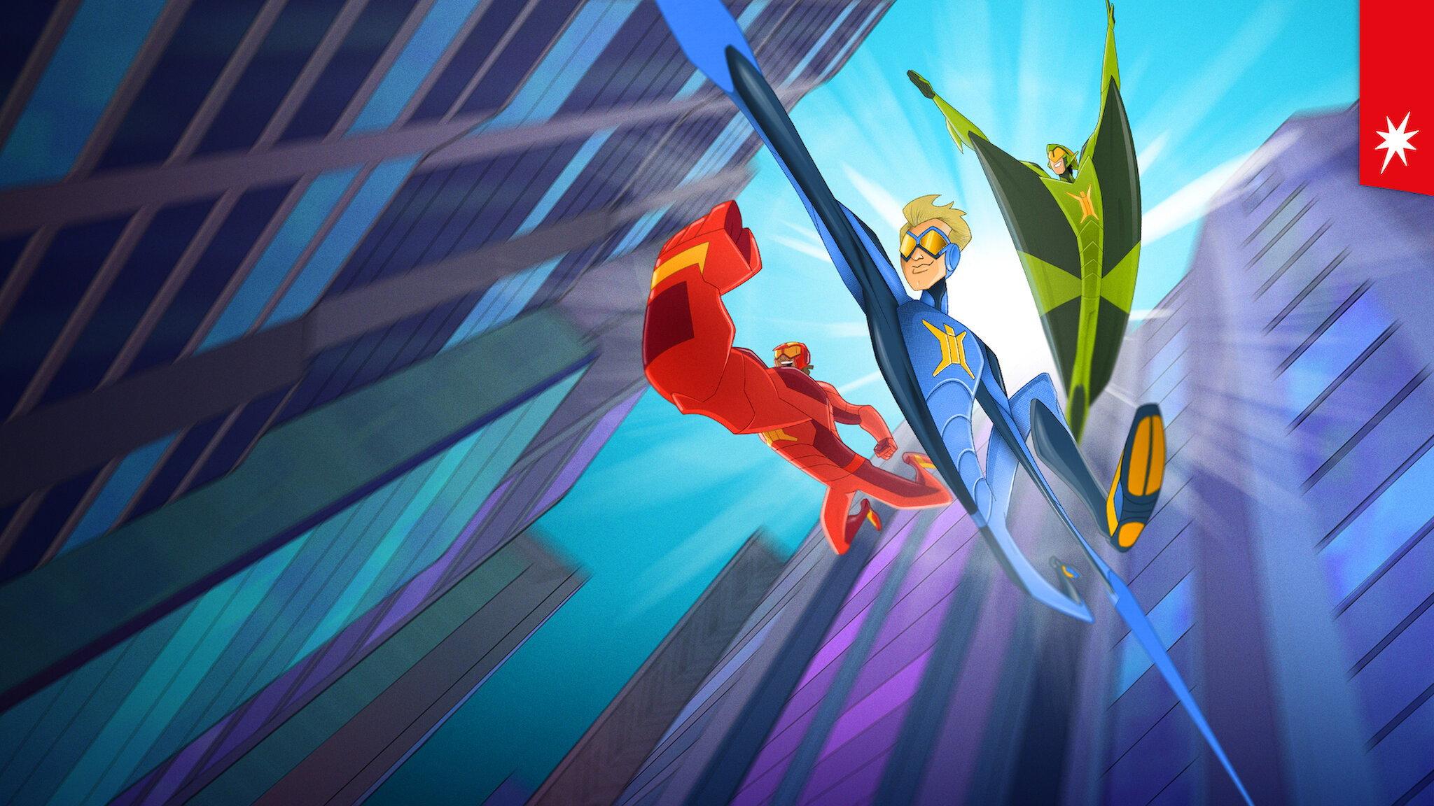 Stretch Armstrong: The Breakout 2018 movie scene