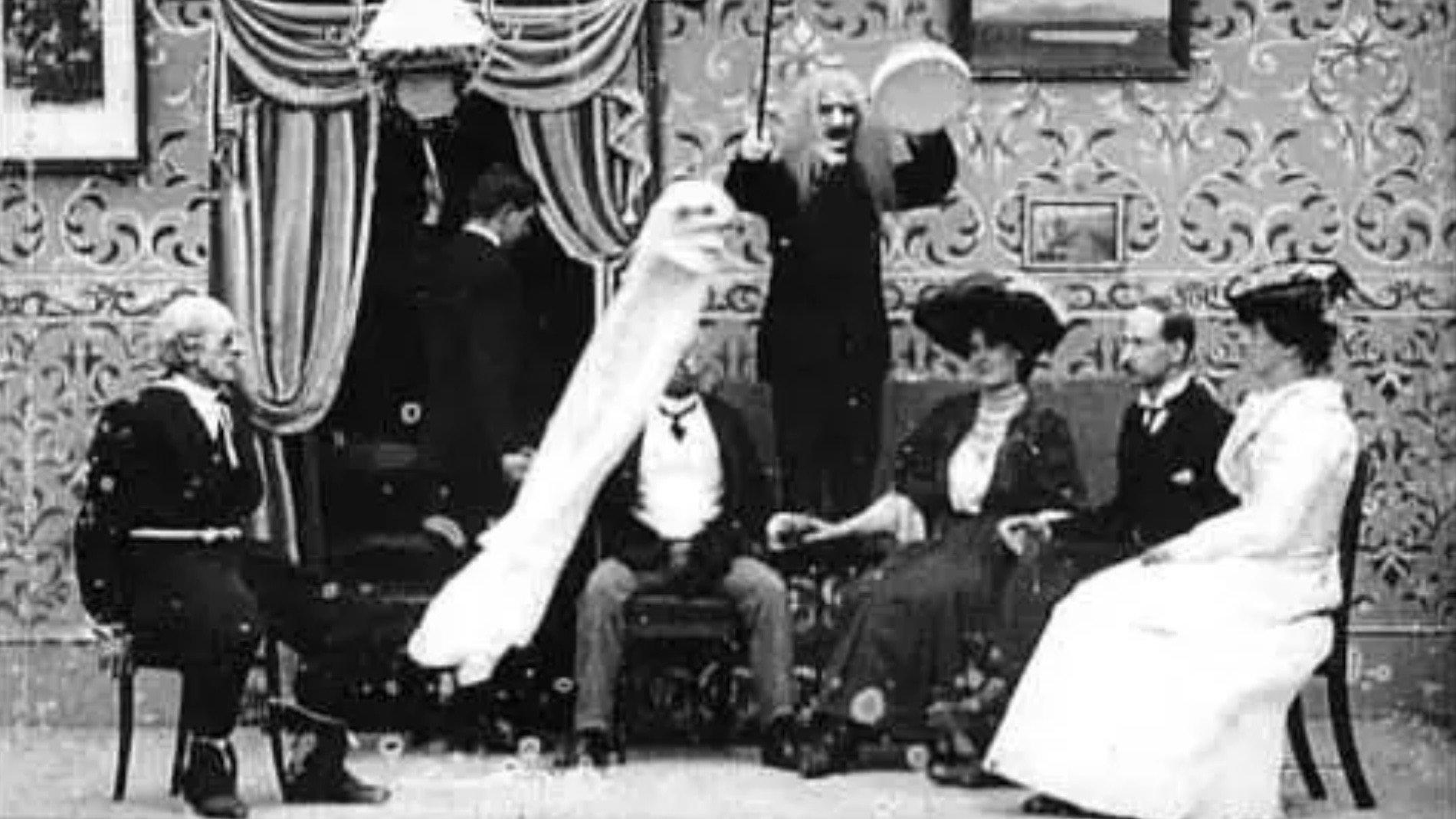 The Miser's Doom 1899 movie scene