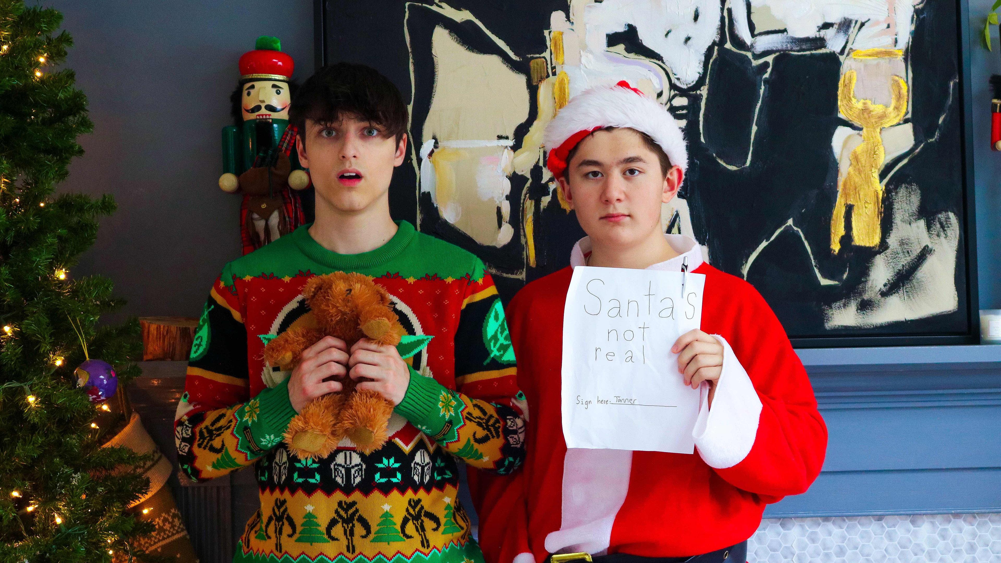 Santa's Not Real 2023 movie scene