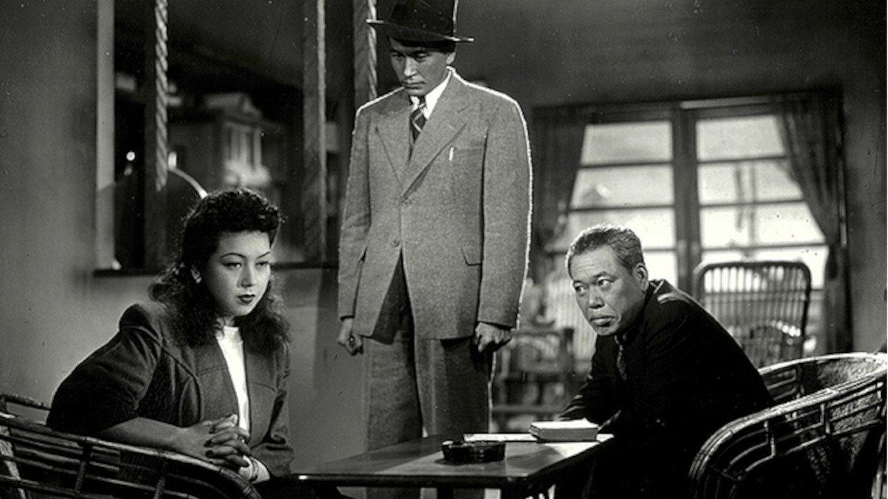 A Bullet Hole Underground 1949 movie scene