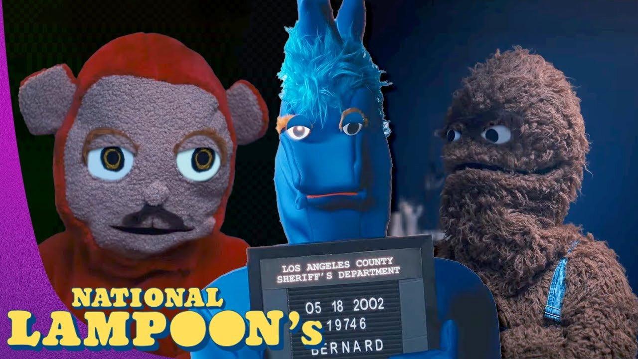 National Lampoon's Bernie The Dinosaur 2025 movie scene