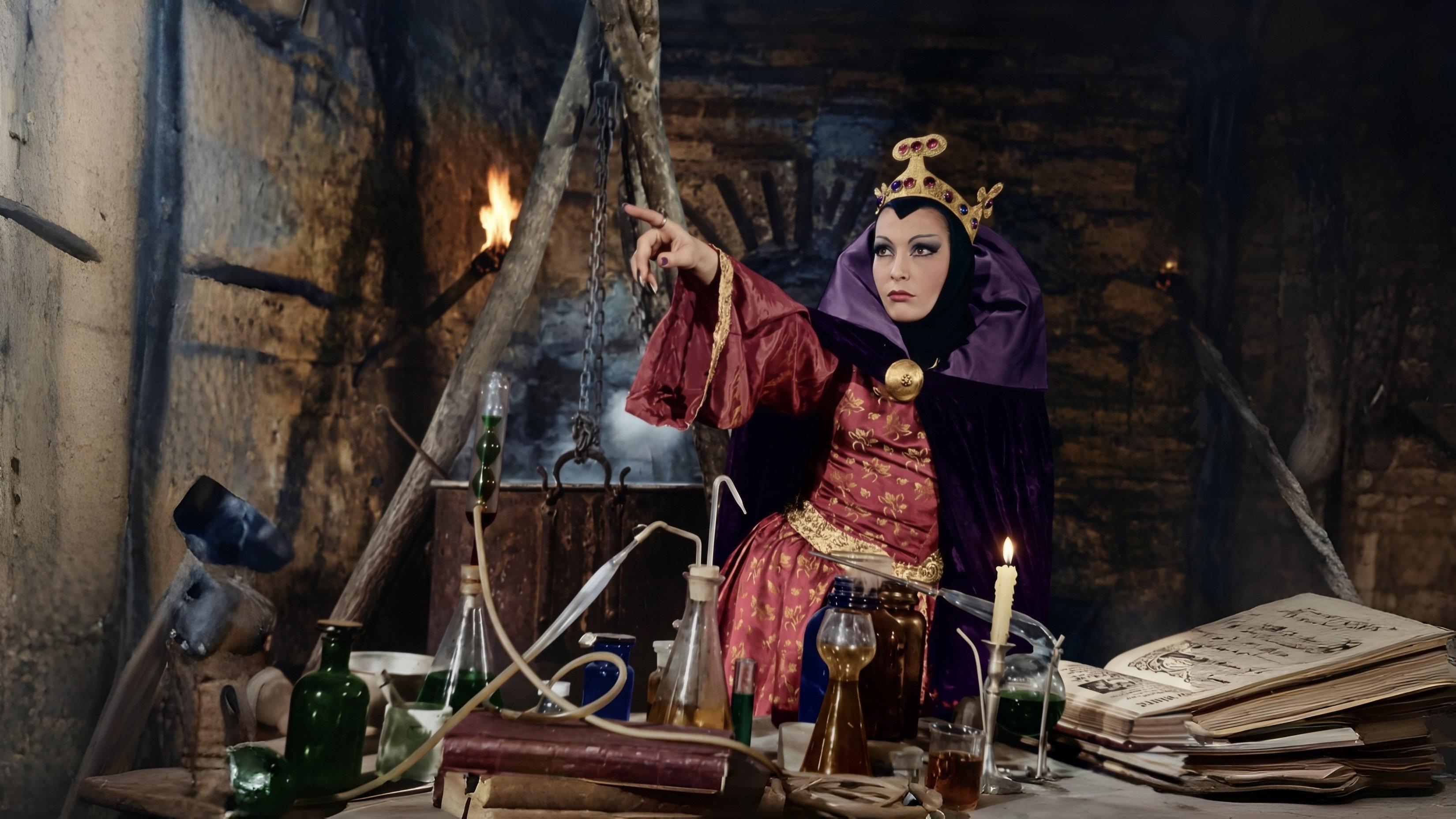 Snow White and the Seven Dwarfs 1971 movie scene