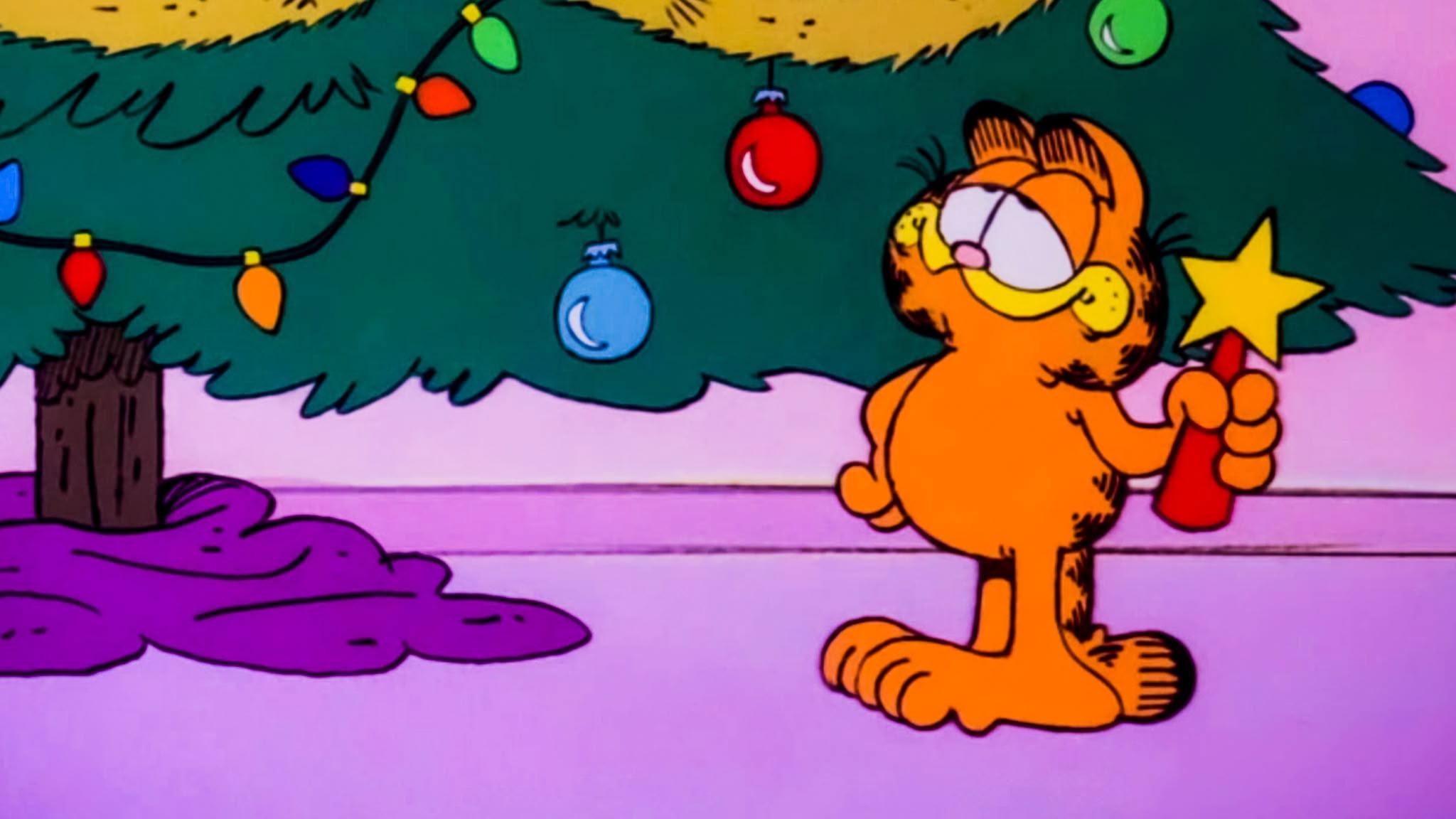 A Garfield Christmas 1987 movie scene